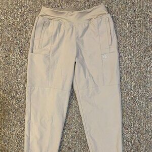 Womens khaki scrubs- Medium